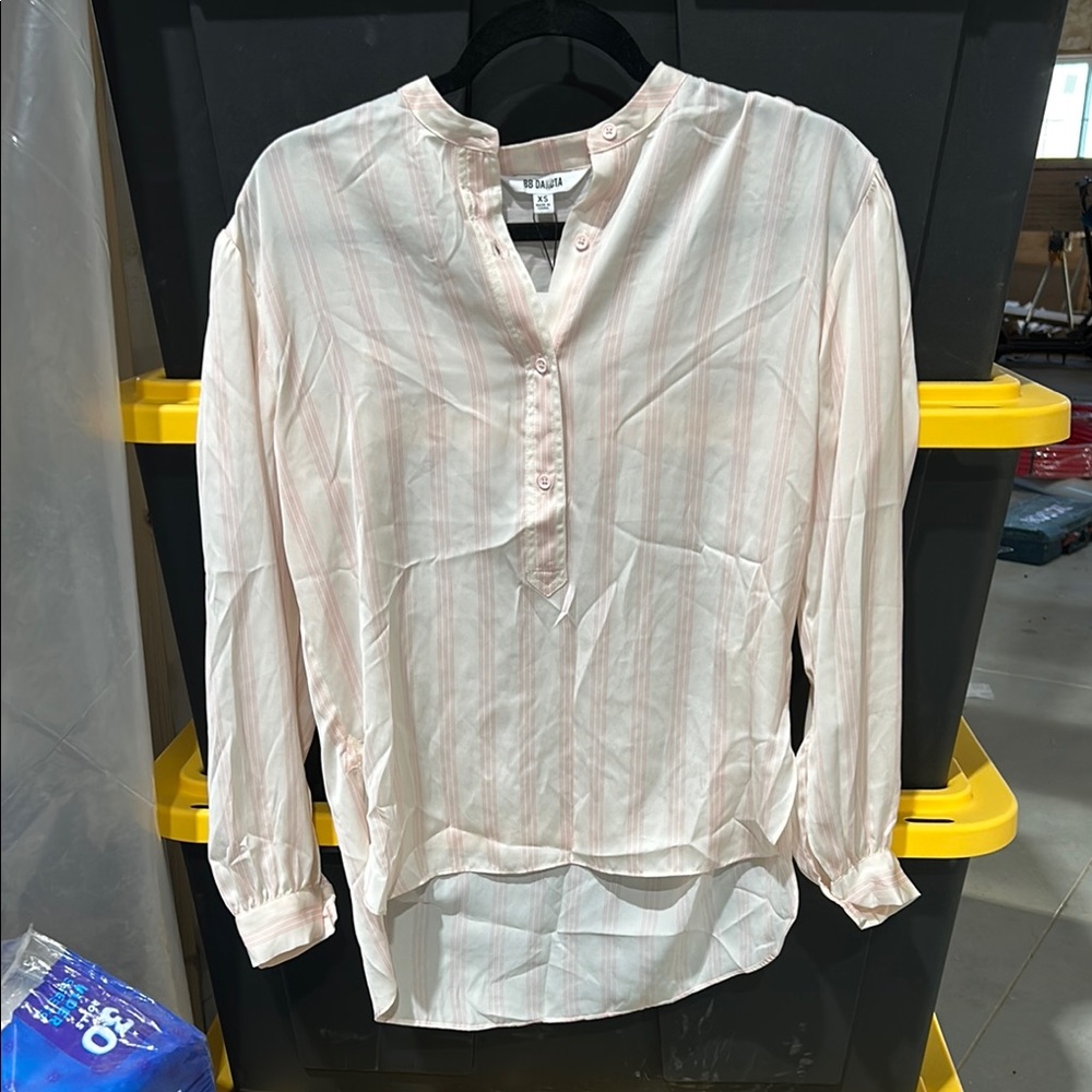 Women's Pink Striped Top